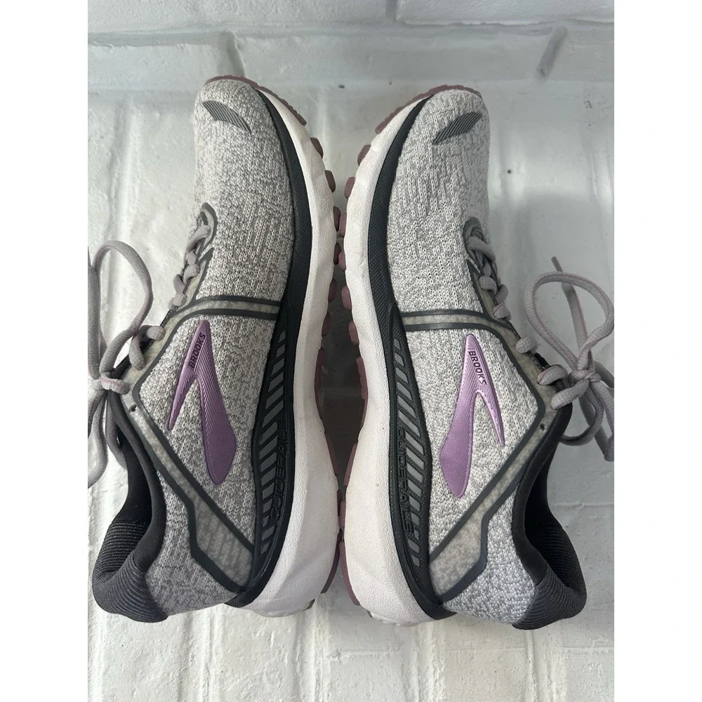 Brooks Adrenaline GTS 20 Womens 7.5 Running Shoes Grey 1202961B030 No Insoles - Picture 6 of 12